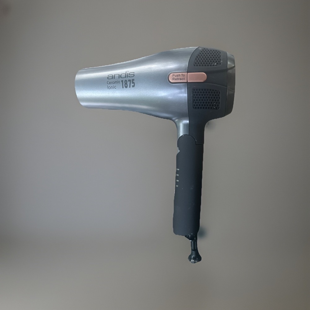 Andis Pro Dry Soft Grip Tourmaline Ionic Ceramic 1875W Hair Dryer - Black